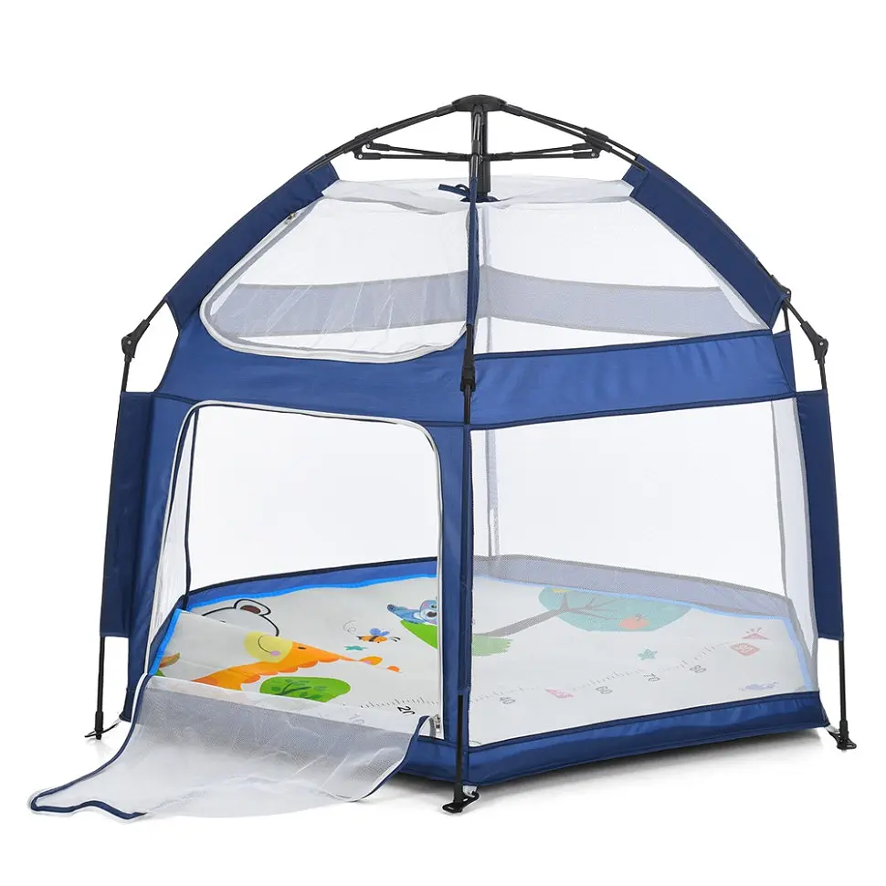 Дитячий манеж MR 1512 Sapphire Blue 146×127×110 см - фото 2