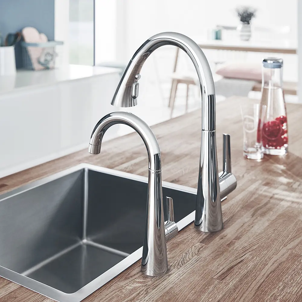 Змішувач для кухні Grohe Zedra 32294002, Хром - фото 10