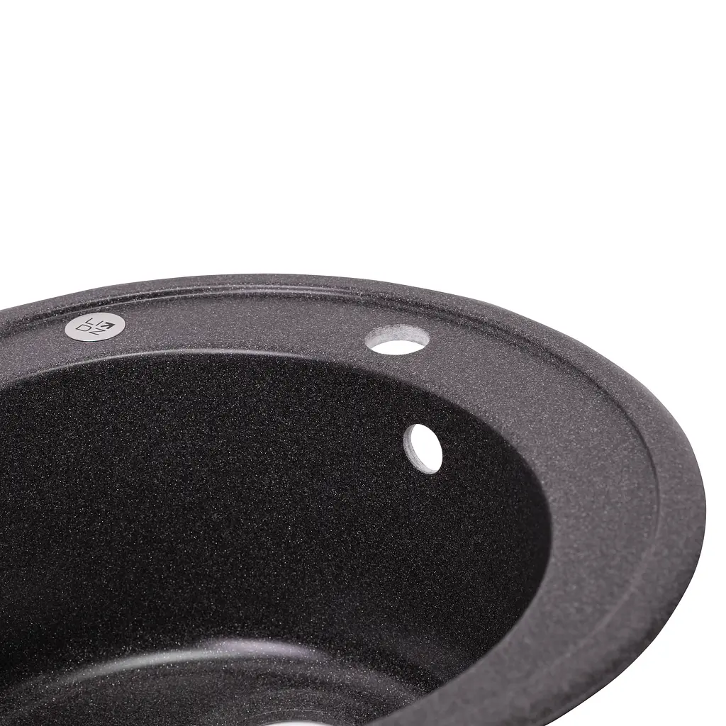 Кухонна мийка Lidz D510/200 GRF-13 (LIDZGRF13D510200), Графит - фото 5