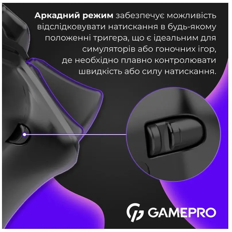 Геймпад Bluetooth джойстик GamePro GPS-13B Bluetooth 5.3/USB (PC/iOS/Android/PS3/PS4) RGB Black - фото 14