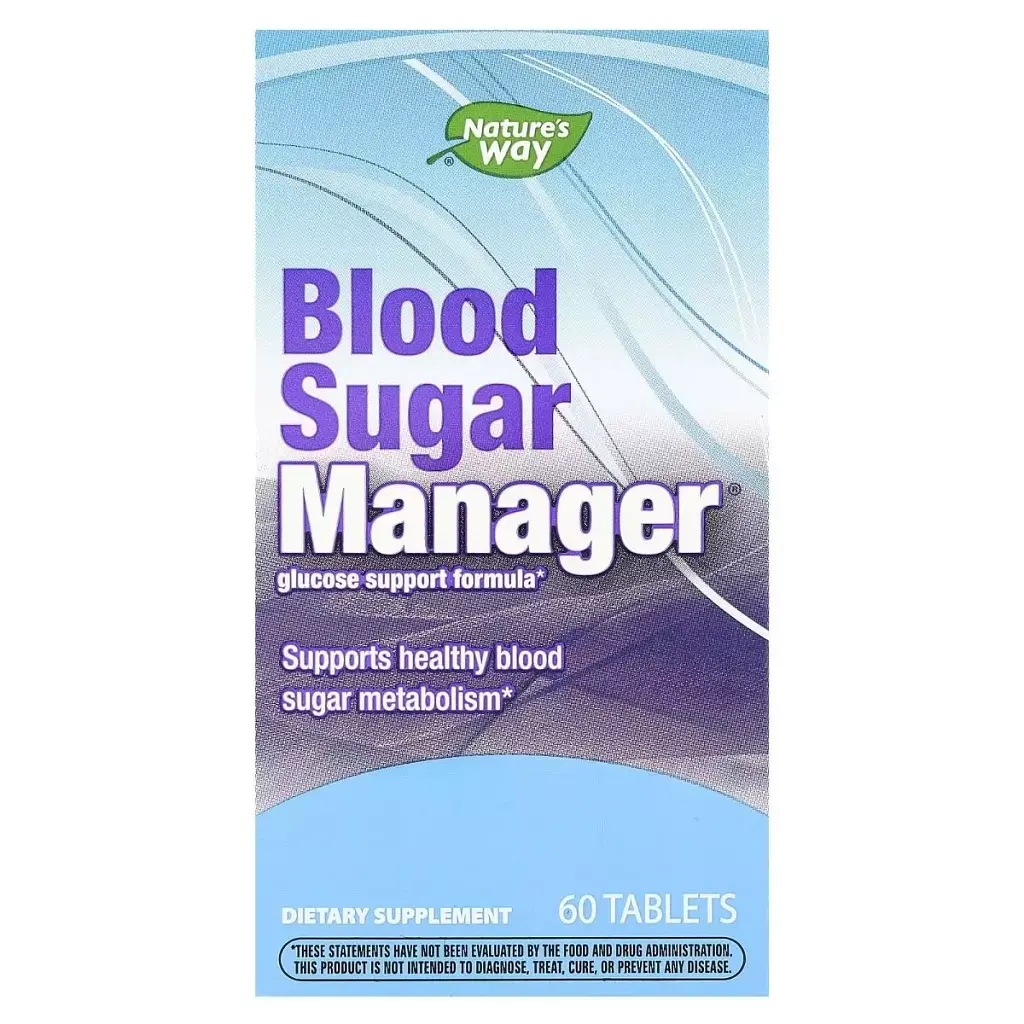 Контроль цукру в крові Nature's Way Blood Sugar Manager 60 таблеток - фото 2
