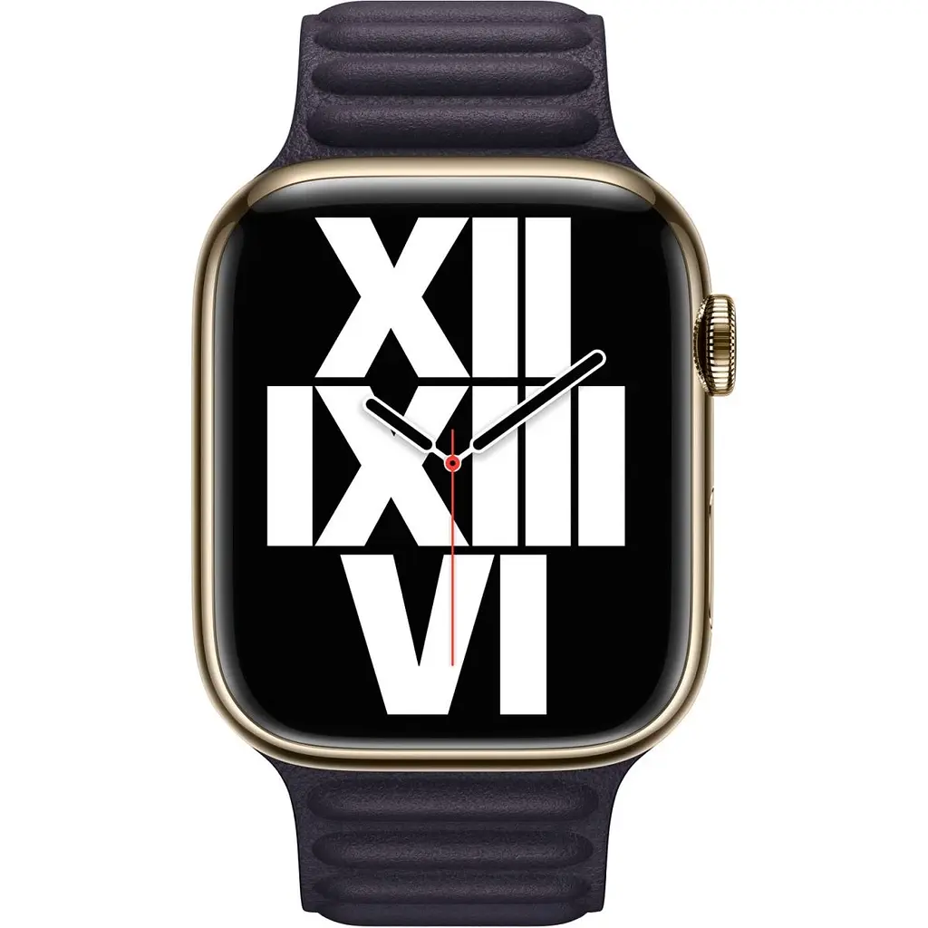 Ремінець Apple Leather Link для Apple Watch 38/40/41mm Ink M/L (MP843) [83458] - фото 3