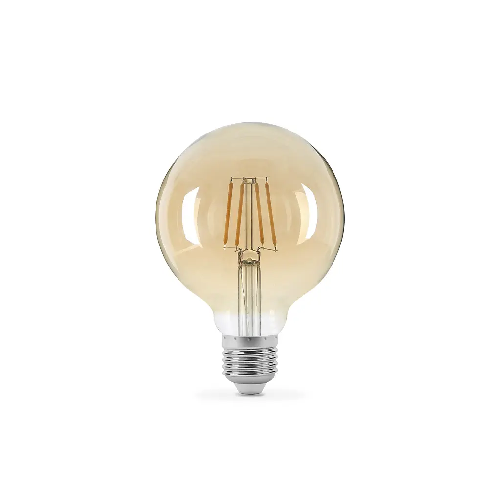 LED-лампа Titanum Filament G95 6W E27 2200K бронзова (25528-000) - фото 2