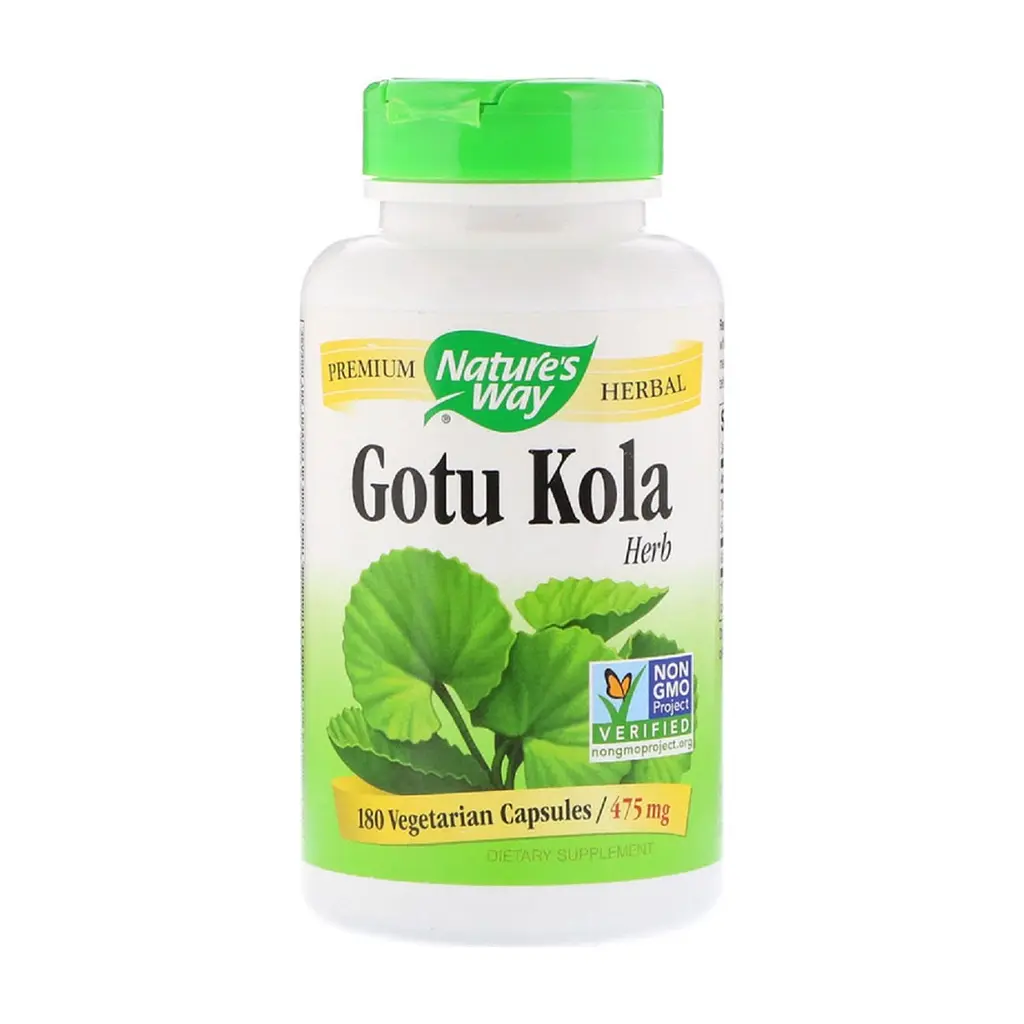 Трави Nature's Way Готу Кола, Gotu Kola Herb, 950 mg, 180 Капсул (NWY-14008)