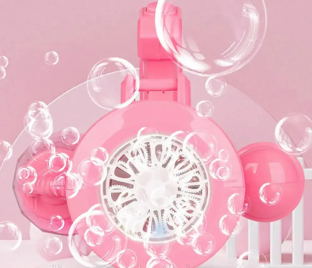 Дитячий пухирцевий пістолет Bubble Machine Toy генератор мильних бульбашок - фото 5
