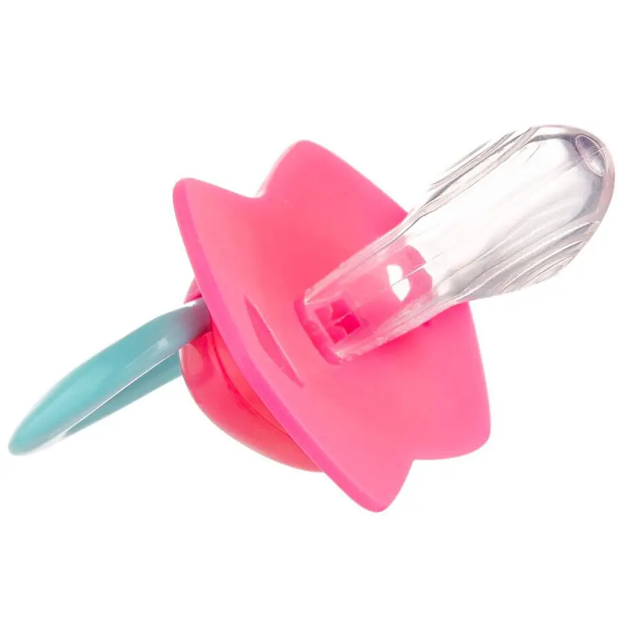 Силіконова симетрична пустушка Canpol babies Neon Love 6-18 міс. 2 шт. рожевий (22/653_pin) - фото 5