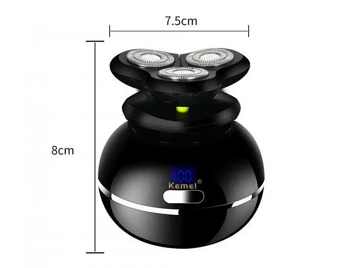Електробритва Kemei Km-1109 (сухе та вологе гоління) - фото 6