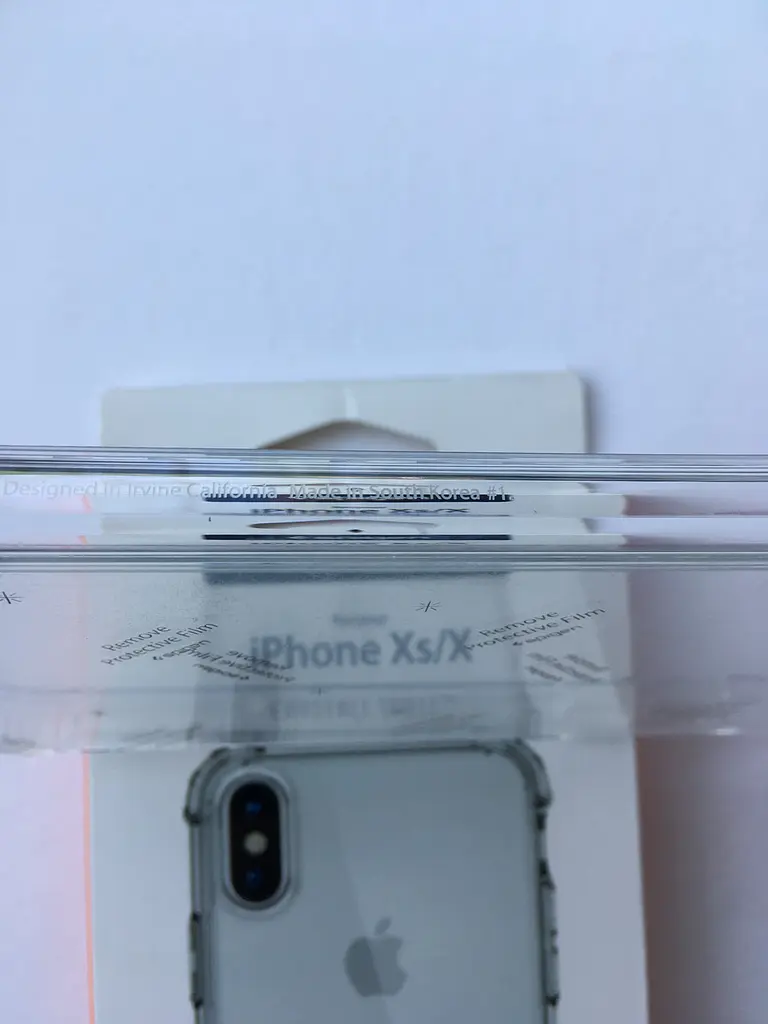 Чохол оригінальний протиударний Spigen Crystal Shell 057CS22141 для iPhone X/XS Crystal Clear - фото 4