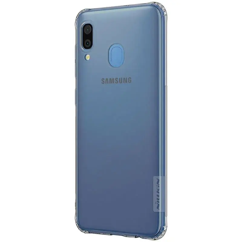Чохол-накладка Nillkin TPU Nature case Samsung Galaxy A30 Grey - фото 3
