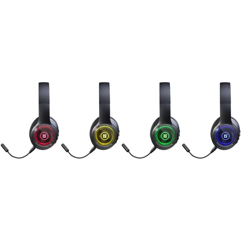 Гарнітура Defender FreeMotion B400 Bluetooth + 3.5 мм гнучкий мікрофонLEDBlack (63400) - фото 8