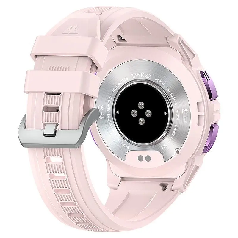 Смарт-годинник Kospet Tank S2 фітнес трекет з GPS pink (16983) - фото 6