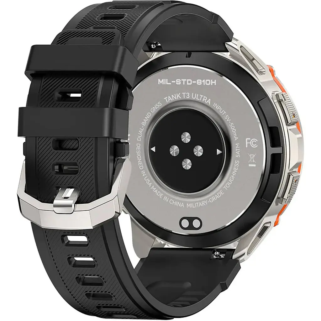 Смарт-годинник тактичний Kospet Tank T3 ULTRA Silver (KTT0003US) - фото 4