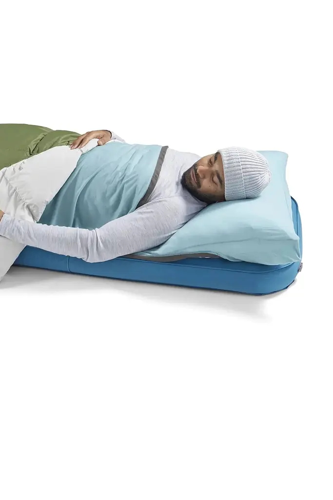 Вкладиш у спальник Sea to Summit Comfort Blend Sleeping Bag Liner, Rectangular w/ Pillow Sleeve Блакитний - фото 3