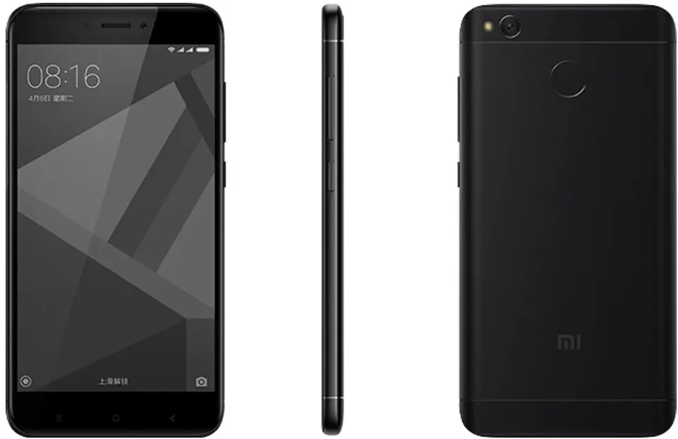 Смартфон Xiaomi Redmi 4x 4/64GB Black Global Rom Refurbished - фото 2