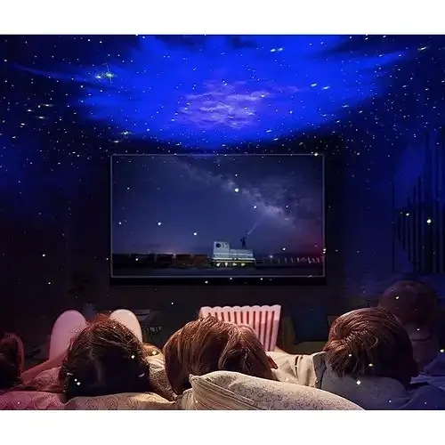 Зірковий проектор Астронавт izoxis 21857 з LED підсвічуванням 8 режимів роботи пульт управління - фото 5