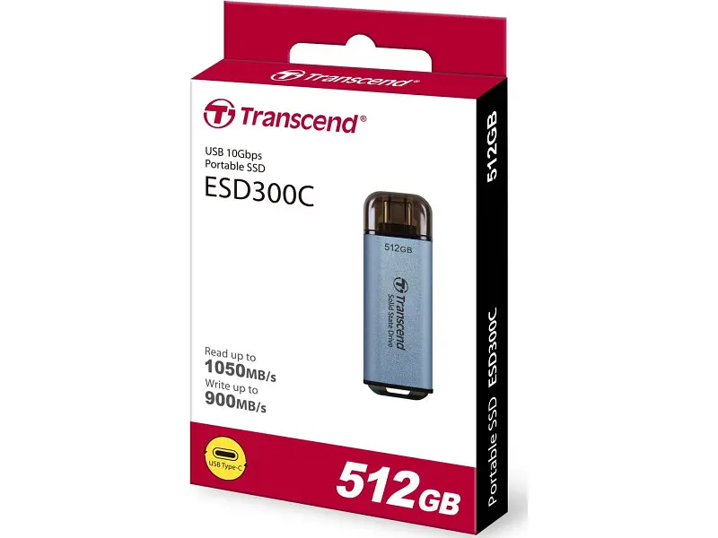 SSD-накопичувач Transcend ESD300 512 GB Sky Blue (TS512GESD300C) - фото 6