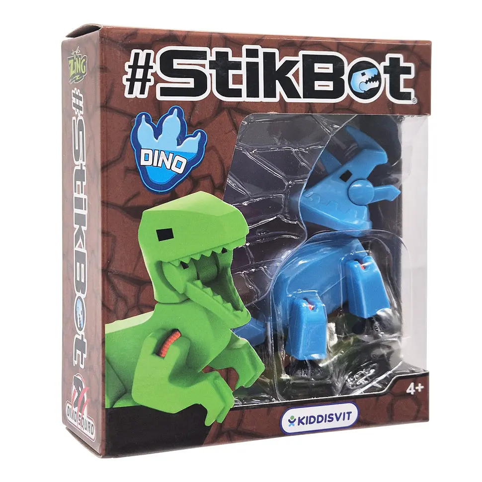 Фигурка для анимационного творчества Трицератопс Stikbot TST622DN_UAKD-2 Blue - фото 2