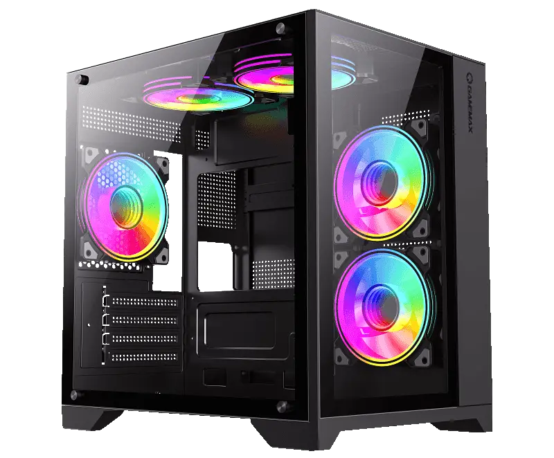 Корпус GameMax Infinity Mini Black (Infinity Mini Black) - фото 2