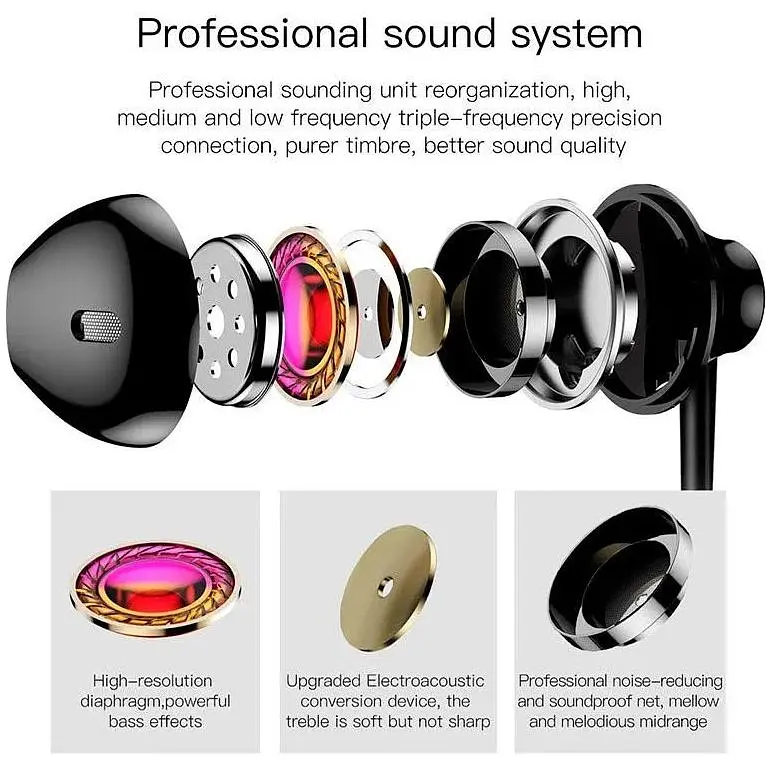 Навушники Baseus Encok H06 lateral in-ear Wired Earphone з чорним мікрофоном (NGH06-C01) - фото 7