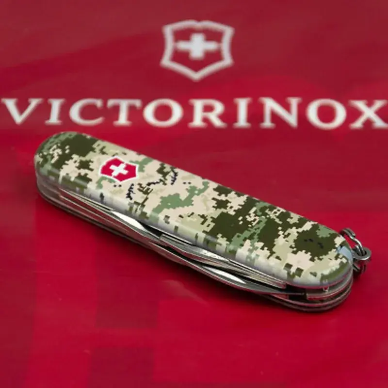 Ніж Victorinox Spartan Army 91 мм Піксель + Лого (1.3603.3_W3941p) - фото 3