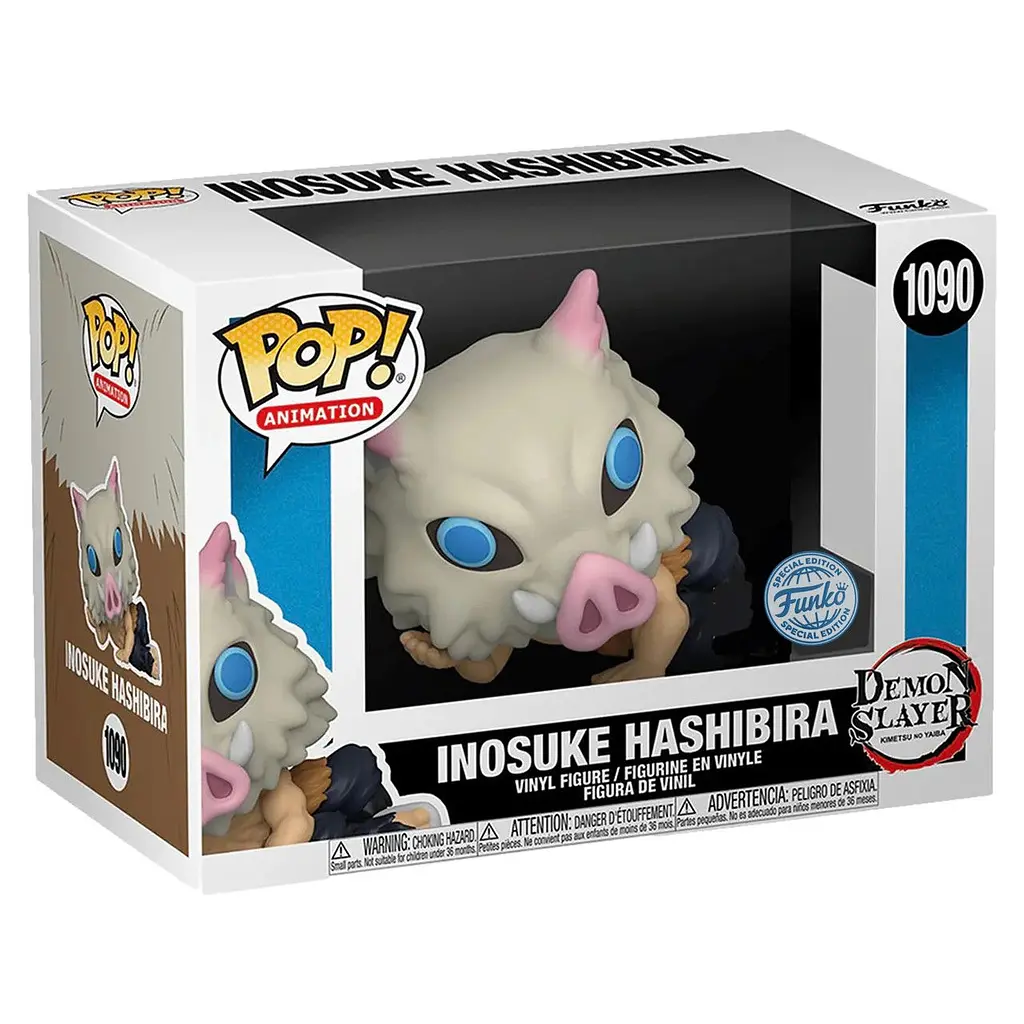 Фигурка Funko Pop Exclusive Фанко Поп Demon Slayer Inosuke Клинок рассекающий демонов Иноске 10 см DS IH 1090 - фото 2