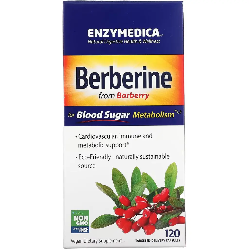 Берберин Enzymedica Berberine 120 капсул - фото 2