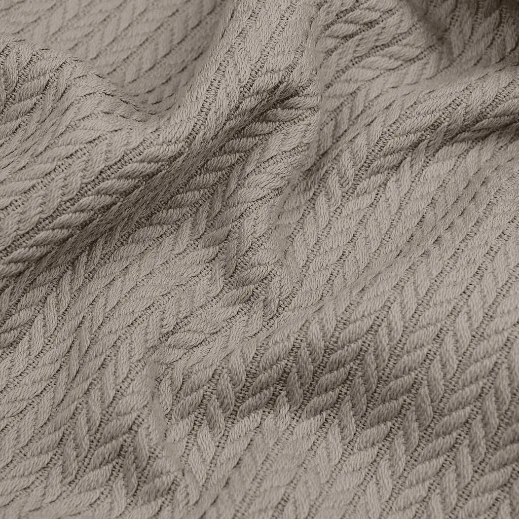 Плед покривало Cosas Bronze Knitted Braid 240х260 см косичка (Blanket_34Bronze_KnittedBraid_240x260) - фото 4
