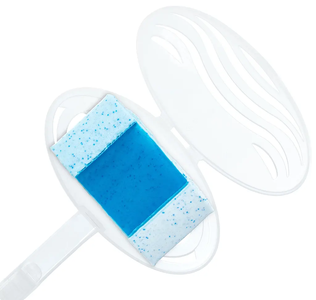 Блок для унитаза гигиенический Domestos Сила 3 в 1 Атлантик 35 г - фото 3