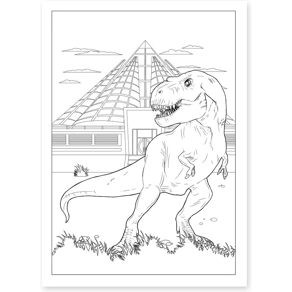 Розмальовка Yes Jurassic park 12 сторінок (742916) - фото 3