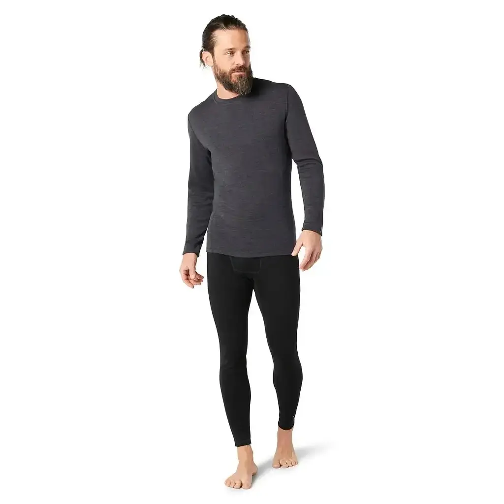 Термокофта Smart Wool Men's Merino 250 Baselayer Crew Boxed Charcoal Heather XL (1033-SW SW016350.010-XL) - фото 2