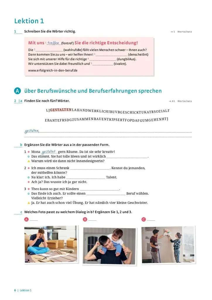 Im Beruf NEU A2+/ B1 Arbeitsbuch - фото 2