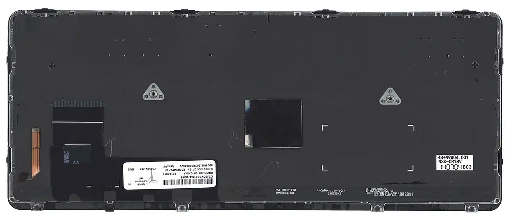 Клавіатура для ноутбука HP EliteBook 820 G1 з підсвічуванням (Light), з вказівником (Point Stick) Black - фото 2