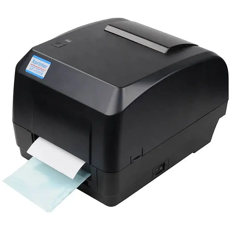Друкарка штрих-кодів Xprinter XP-H500B (термотрансфер, 127мм/с, стрічка 118мм, 203 DPI, USB,чорний) - фото 4