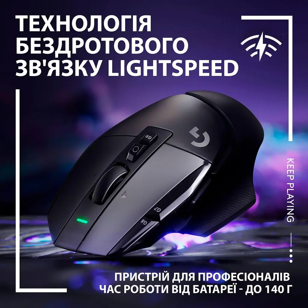 Бездротова миша Logitech G502 X Lightspeed Wireless Black (910-006180) - фото 2
