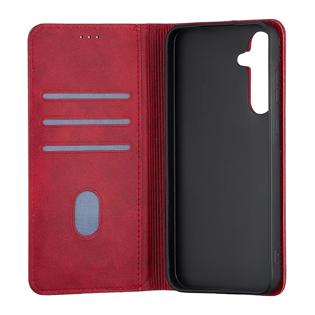 Чохол-книжка Premium Samsung A55 (A556) Dark Red - фото 2