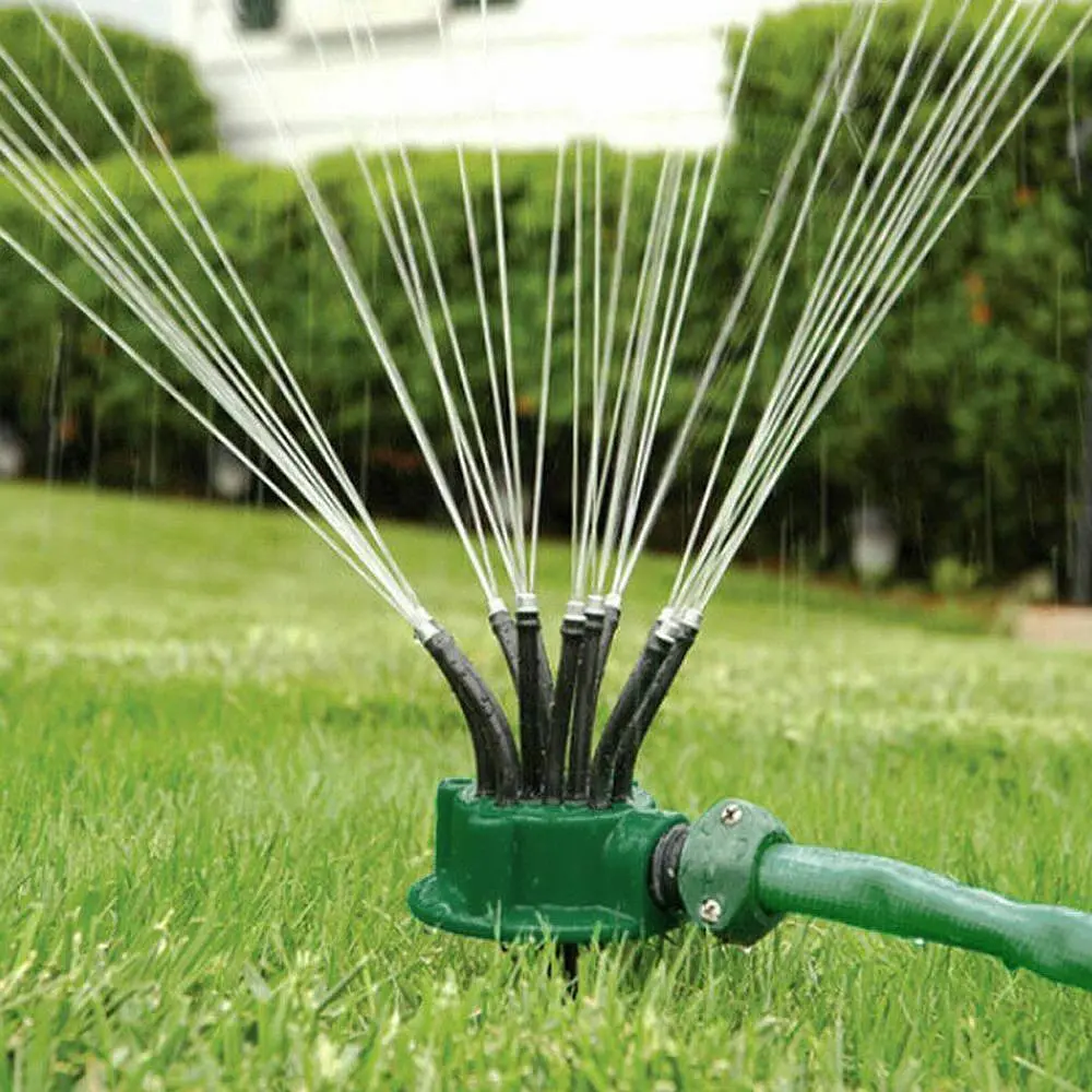 Розумна система поливу Multifunctional Water Sprinkler розпилювач дощувач для поливу газону на 360 градусів - фото 2