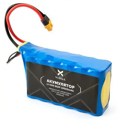 Акумуляторний блок Vinga Li-ion 6S2P 10000 mAh з балансиром (JHY Li-Ion 21700 5000 mAh) (V6S2P-5000) - фото 3