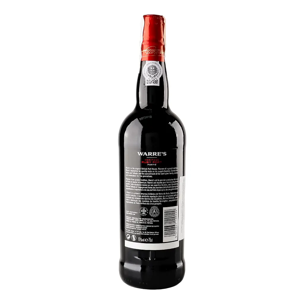 Вино Warre's Heritage Ruby Port кріплене червоне солодке 17% 0.75 л - фото 3