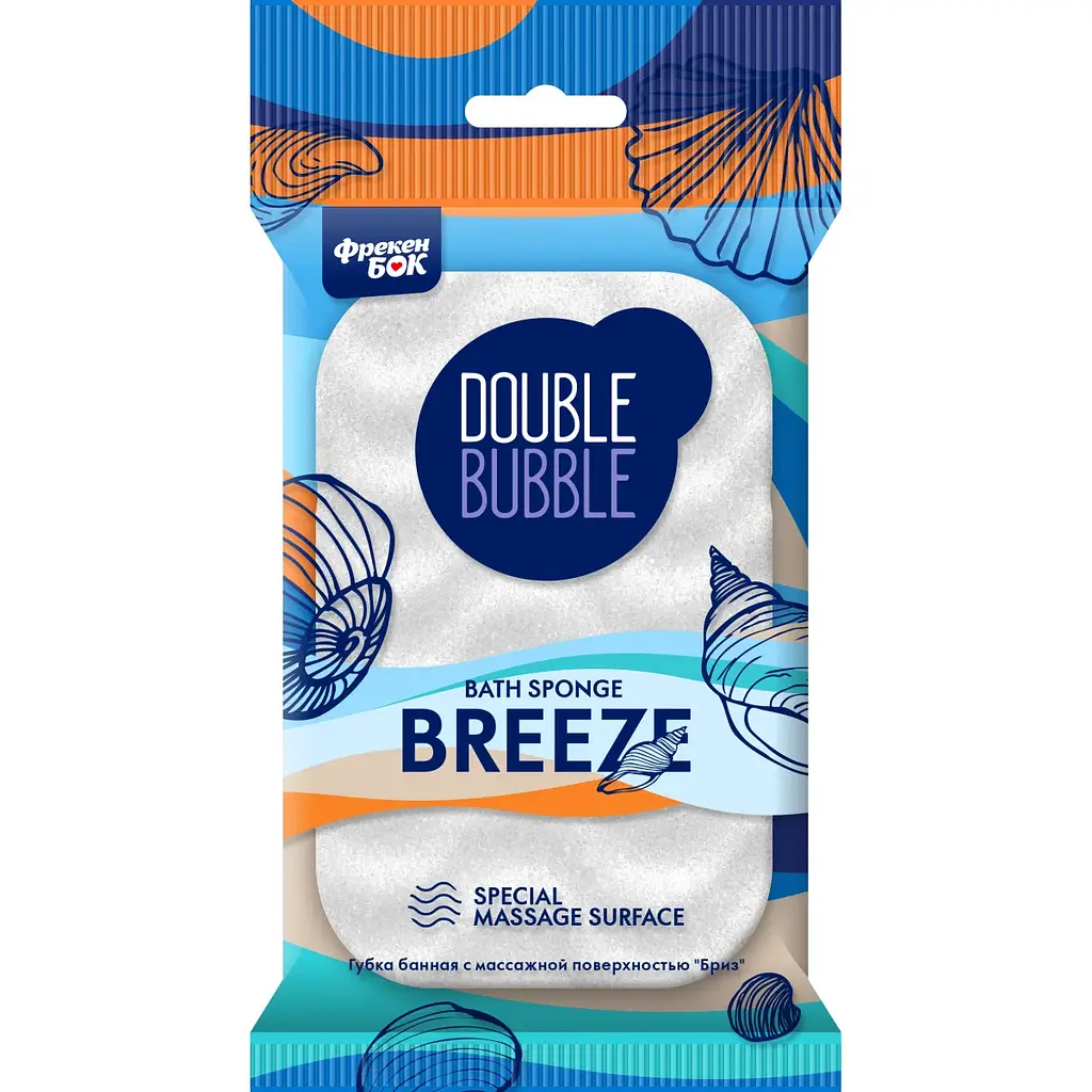 Губка банна Фрекен Бок Breeze з масажною поверхнею - фото 1