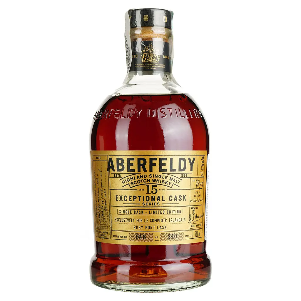 Віскі Aberfeldy Ruby Port Single Cask 15 Year Old 55.5% 0.7 л в подарунковій упаковці - фото 2