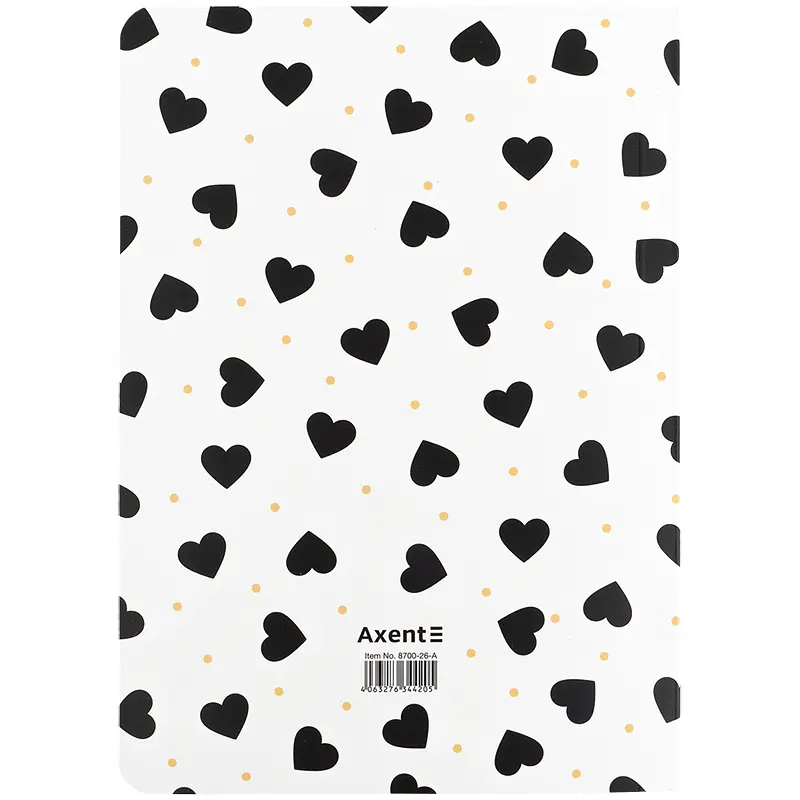 Книга записна A5 в клітинку Black&White 80 аркушів (8700-26-A) - фото 3