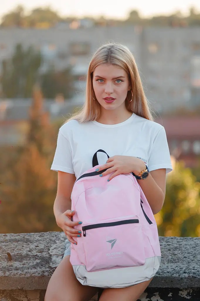 Рюкзак YES CITYPACK  T-66  Pink - фото 5