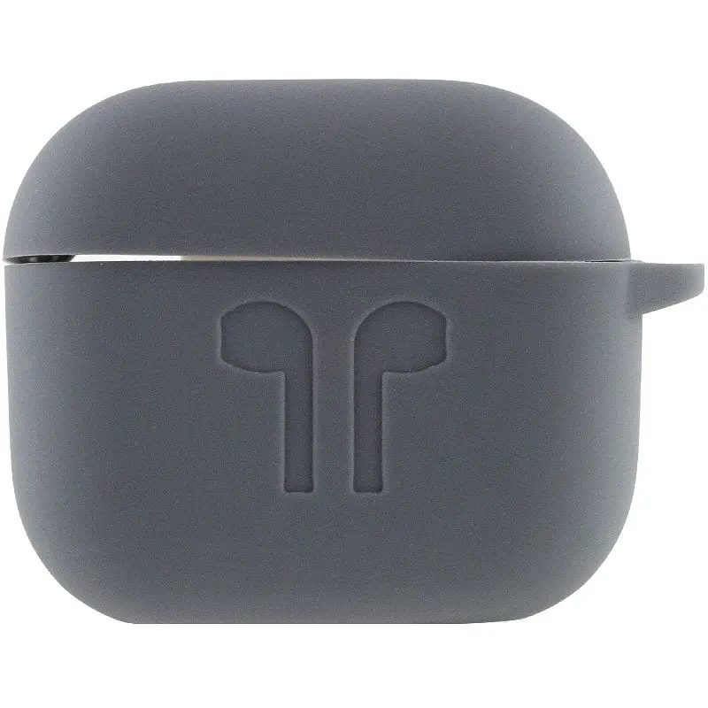 Силіконовий футляр для навушників AirPods 3 Сірий / Dark Gray - фото 2