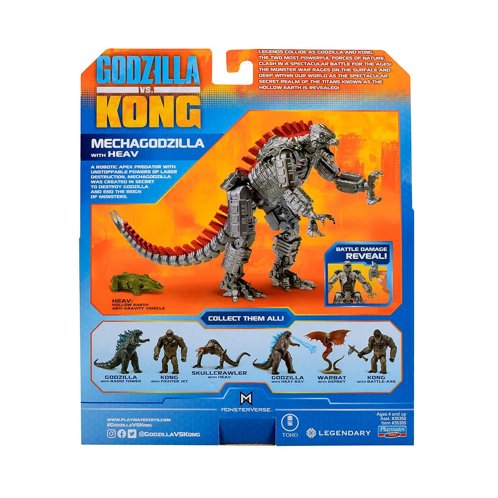 Ігрова фігурка Godzilla vs. Kong Конг Мехагодзила, з аксесуарами (35305) - фото 9