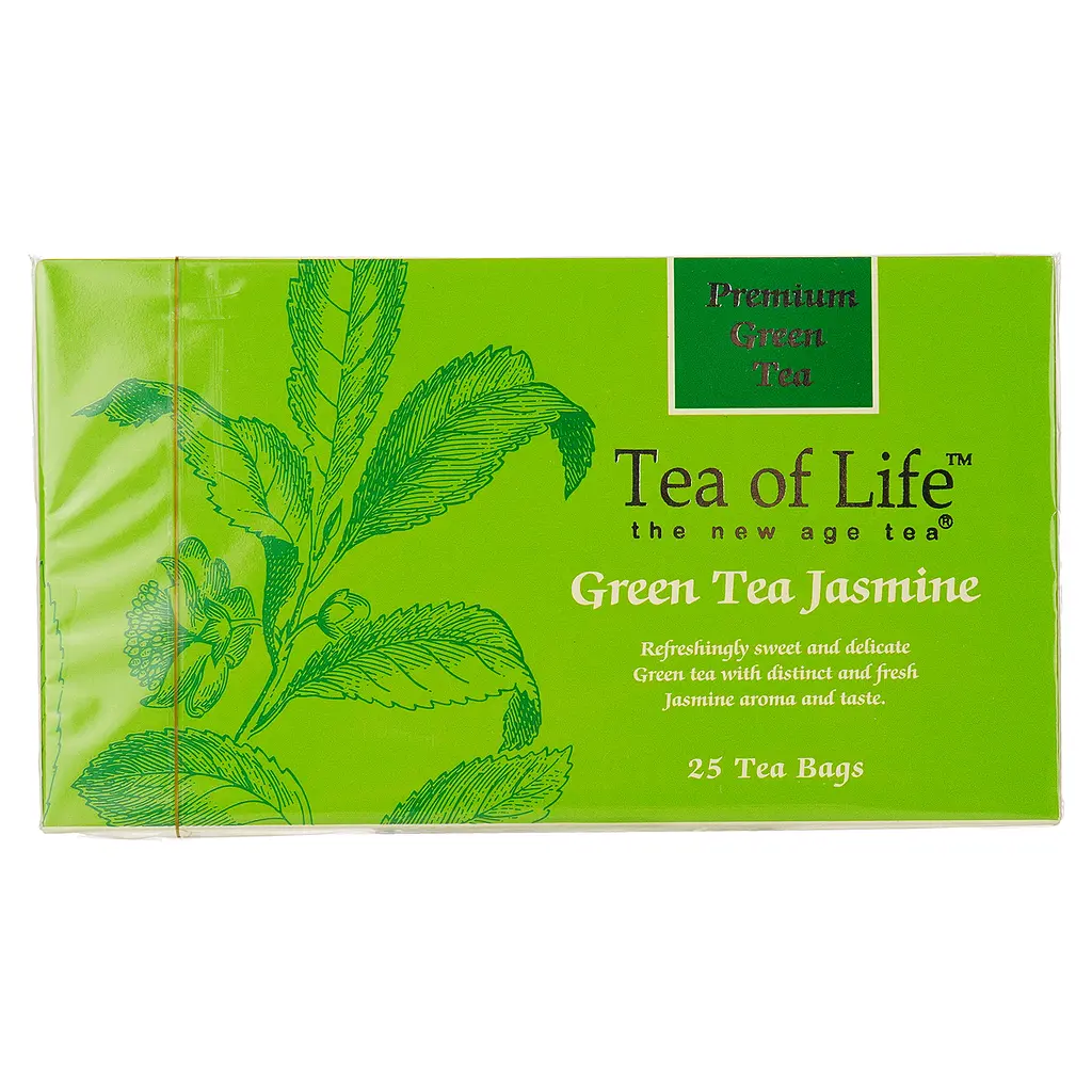 Чай зелений Tea of Life з ароматом жасмину, в пакетиках, 25 шт. (582937) - фото 3