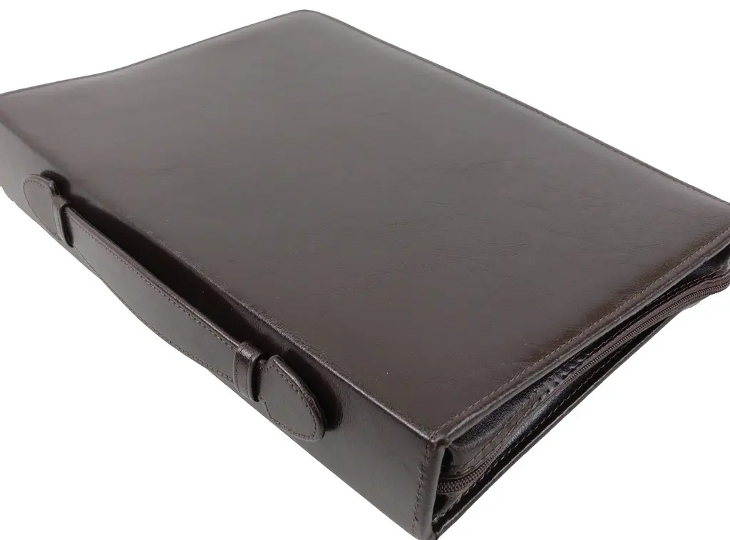Папка-портфель JPB AK-07N екошкіра A4 37,5х26,5х5,5 см Коричневий - фото 2