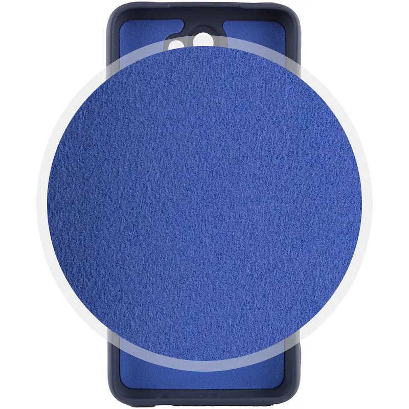 Чохол TPU Getman Liquid Silk Full Camera для Xiaomi Redmi 9 Синій / Midnight Blue - фото 3