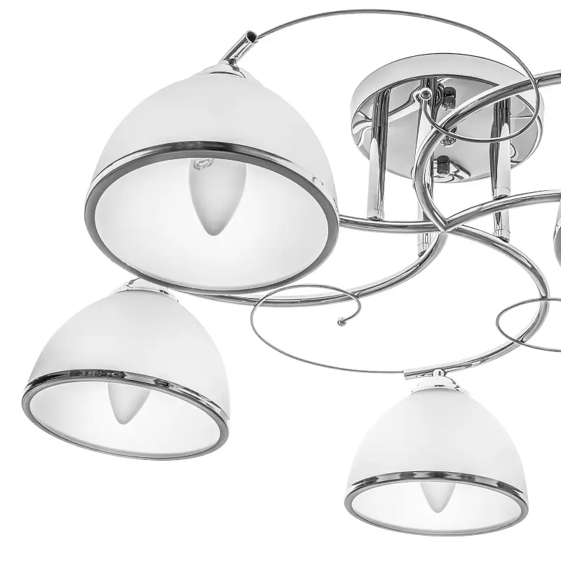 Люстра потолочная Brille классическая E27 60W CH (LK-600C/5) - фото 5