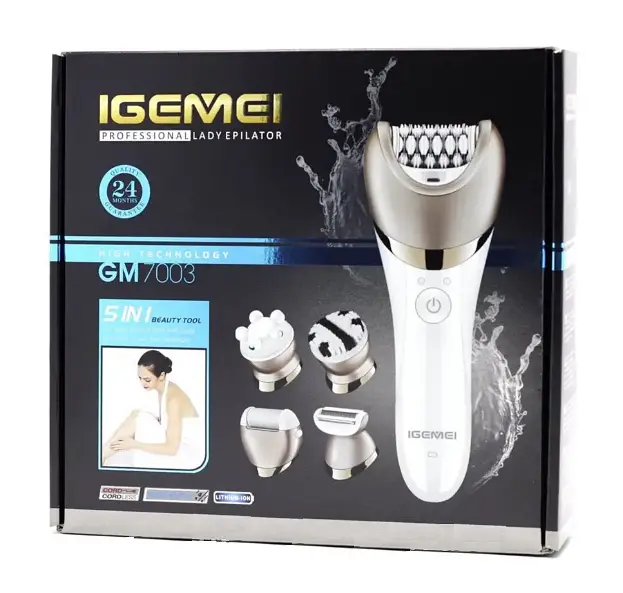Епілятор багатофункціональний GEMEI GM-7003 5в1 - фото 5