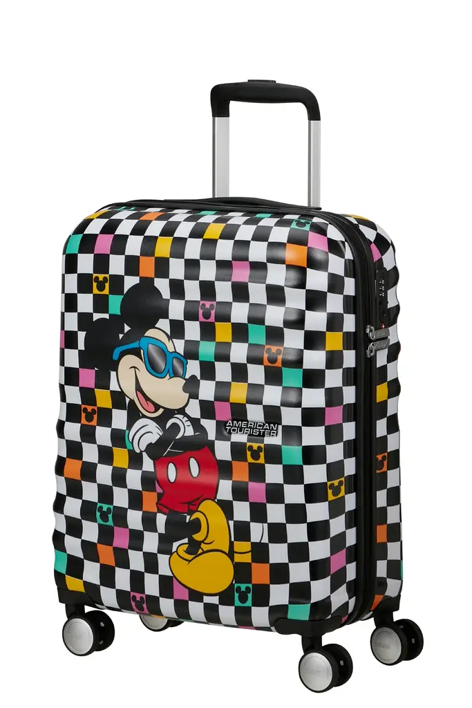 Валіза American Tourister WAVEBREAKER DISNEY MICKEY CHECK 55х40х20 55 См 31C*29017 - фото 2